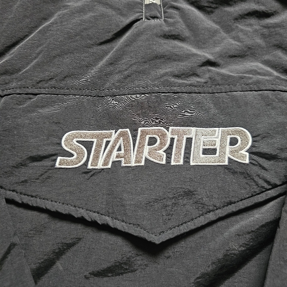 NEW STARTER CLASSIC LOGO 1/2 ZIPP WITH HOOD WINTER JACKET MENS - Picture 6 of 6